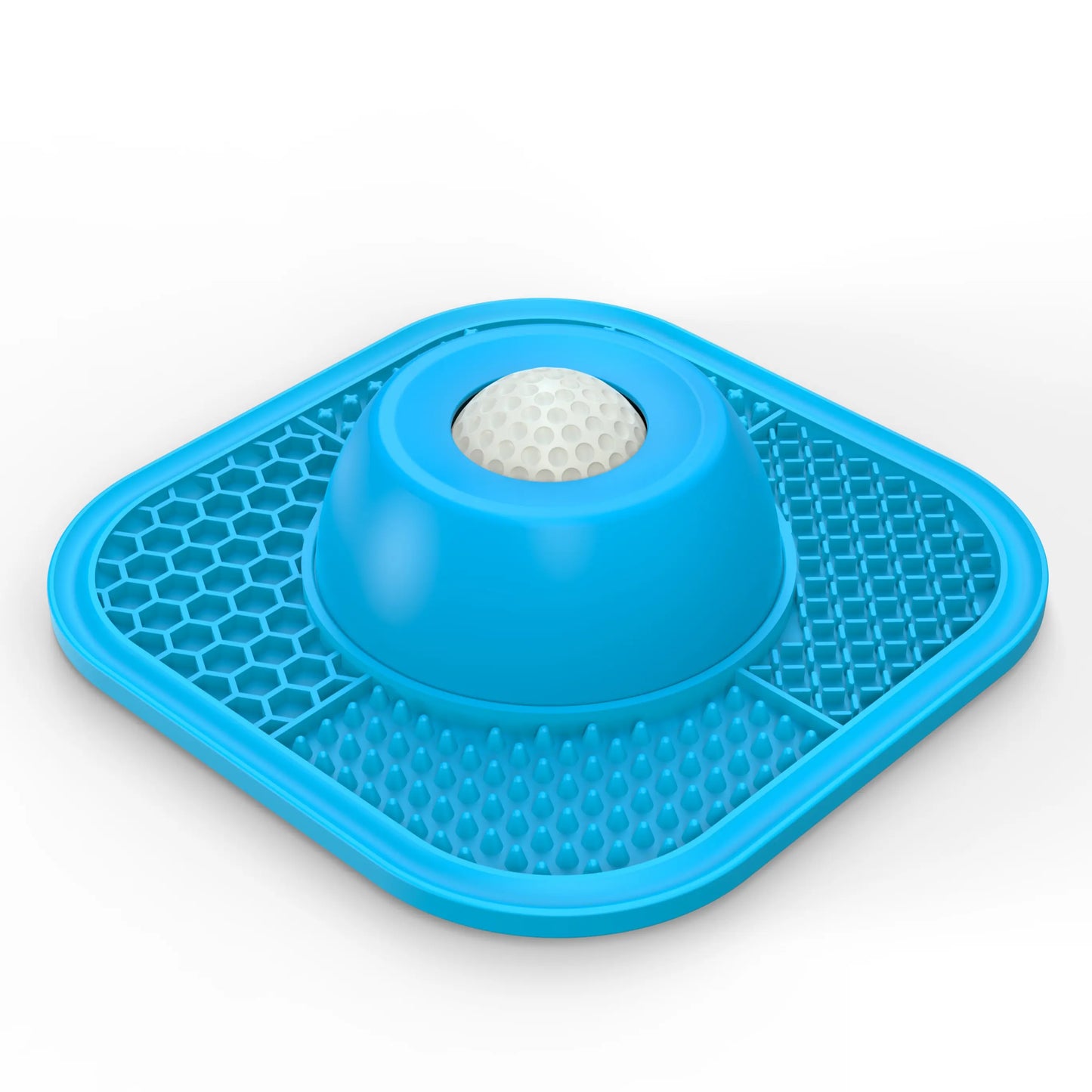 2026 Enhanced Slow Feeder Dog Bowl and Lick Mat with Anti-Slip Design and Interactive Rolling Ball Toy for All Breeds - Ideal for Dietary Supplementation and Post-Operative Nutrition