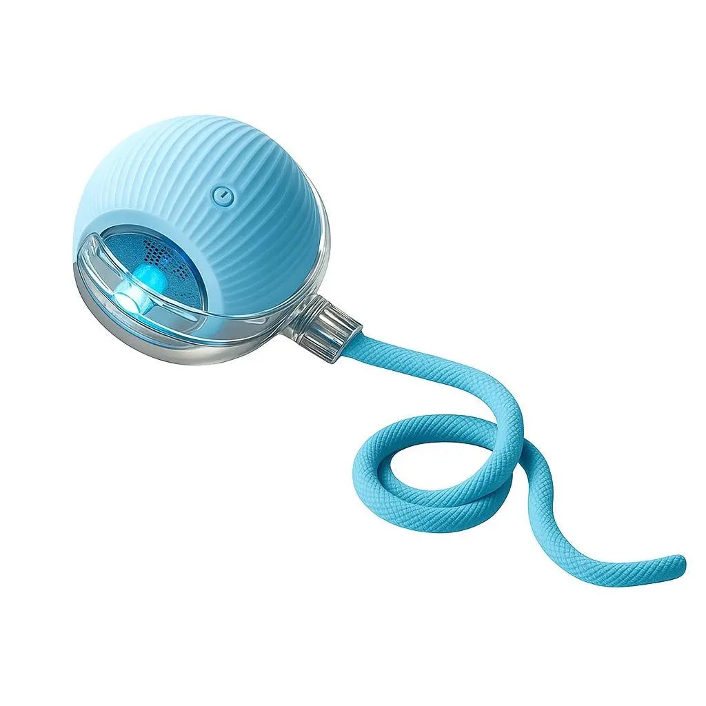 Mizusu Interactive Teaser Toy for Cats and Dogs with Two Additional Tails, Rolling Ball Toy for Kittens, Pet Supplies, Dog and Cat Accessories