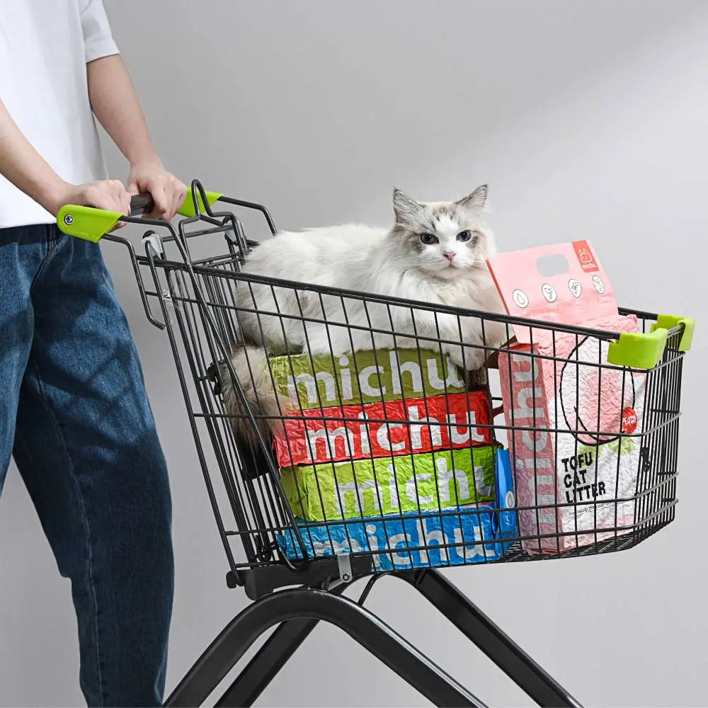 Michu Natural Clumping Tofu Cat Litter - 5.5 lbs (88 oz)