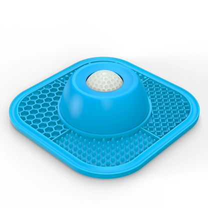 2026 Enhanced Slow Feeder Dog Bowl and Lick Mat with Anti-Slip Design and Interactive Rolling Ball Toy for All Breeds - Ideal for Dietary Supplementation and Post-Operative Nutrition