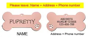 Etiqueta de identificación de mascota, llavero grabado gratis personalizado para gato, cachorro, perro, llavero colgante, pata de hueso, accesorios para mascotas