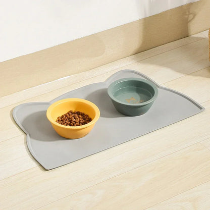 1 manteles individuales para mascotas son impermeables y antideslizantes para evitar derrames de alimentos y agua y fáciles de limpiar para perros y gatos