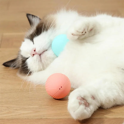 Pelota de juguete inteligente para perros, juguete interactivo electrónico para mascotas, pelota móvil USB, rebote en movimiento automático para cachorros, regalo de cumpleaños, producto para gatos