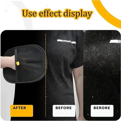 Herramienta para Eliminar Pelo de Mascotas, Guantes Reutilizables para Eliminar el Pelo Estático, Guantes de Doble Cara para el Cuidado de Mascotas, Eliminan el Pelo de Mascotas de las Alfombras