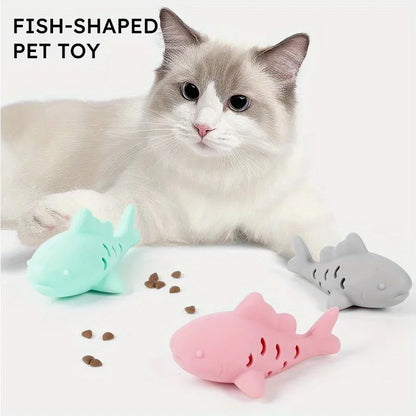 Juguete interactivo para perros y gatos, diseño duradero resistente a mordeduras, ocultar alimentos y rechinar los dientes, entretenimiento para mascotas pequeñas, 1 ud.