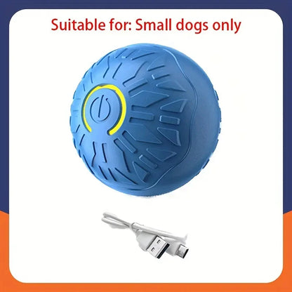 Pelota de juguete inteligente para perros, juguete interactivo electrónico para mascotas, pelota móvil USB, rebote en movimiento automático para cachorros, regalo de cumpleaños, producto para gatos