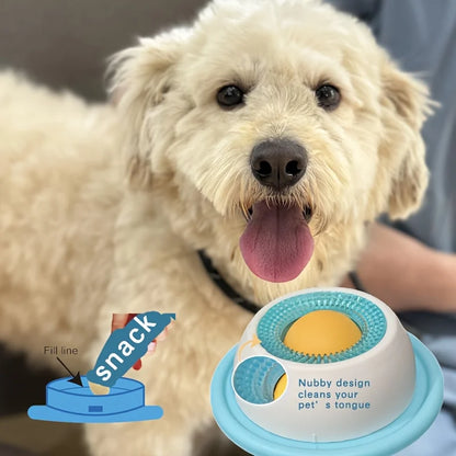 Estera para lamer mascotas, plato para lamer yogur, alimentador lento para perros y gatos, cuenco interactivo para aperitivos, promueve la salud dental, estera para lamer mascotas