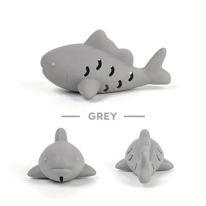 Juguete interactivo para perros y gatos, diseño duradero resistente a mordeduras, ocultar alimentos y rechinar los dientes, entretenimiento para mascotas pequeñas, 1 ud.