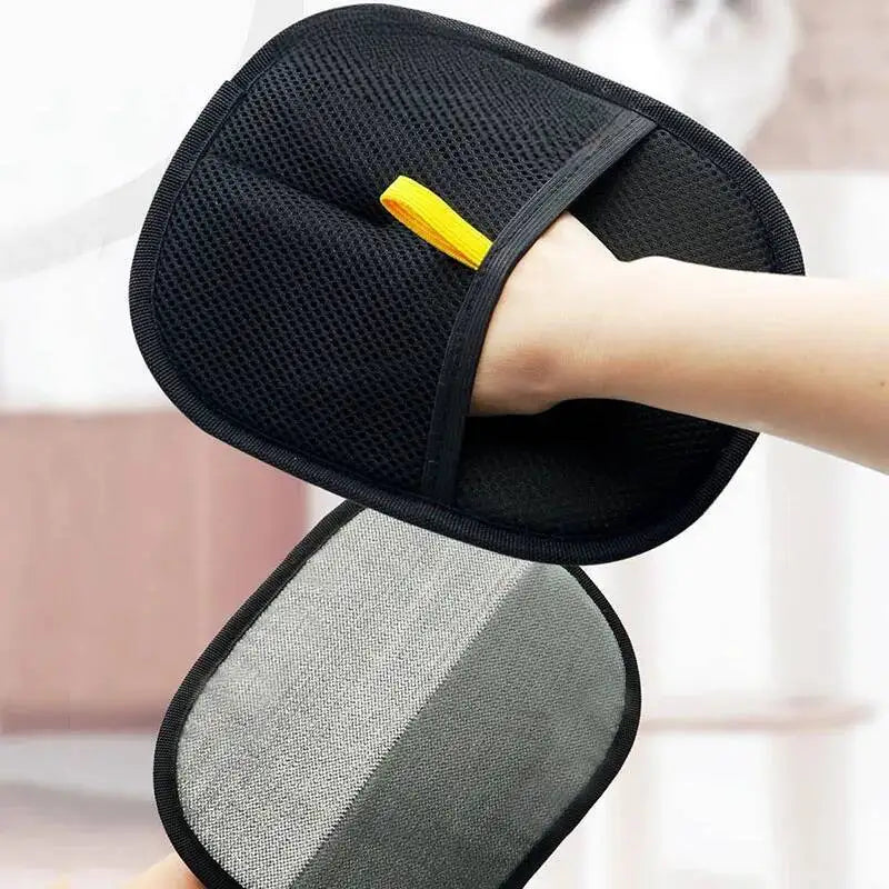 Herramienta para Eliminar Pelo de Mascotas, Guantes Reutilizables para Eliminar el Pelo Estático, Guantes de Doble Cara para el Cuidado de Mascotas, Eliminan el Pelo de Mascotas de las Alfombras