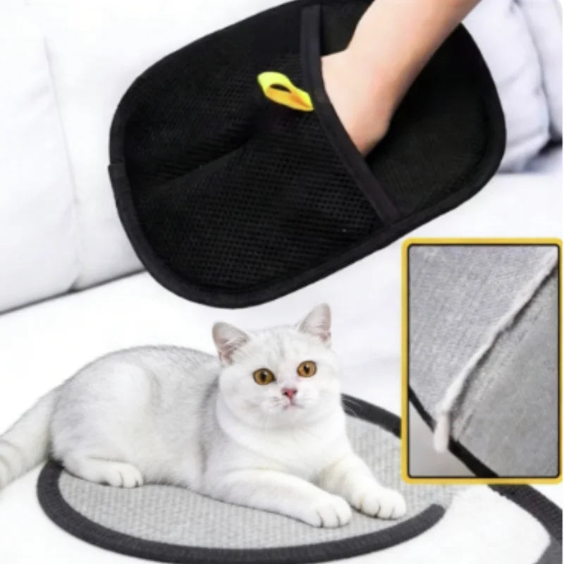 Guantes de aseo para mascotas, cepillo para eliminar el pelo de perros y gatos, guante de limpieza para gatitos, para sofá, alfombra, ropa, eliminación de pelo de mascotas, suministros para mascotas