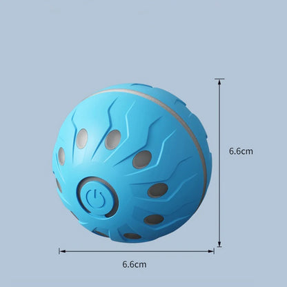 Pelota de juguete para mascotas, pelota eléctrica para perros, juguete interactivo para perros recargable por USB, buen compañero para perros