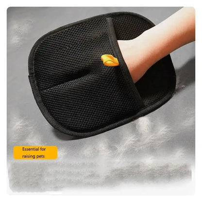 Herramienta para Eliminar Pelo de Mascotas, Guantes Reutilizables para Eliminar el Pelo Estático, Guantes de Doble Cara para el Cuidado de Mascotas, Eliminan el Pelo de Mascotas de las Alfombras
