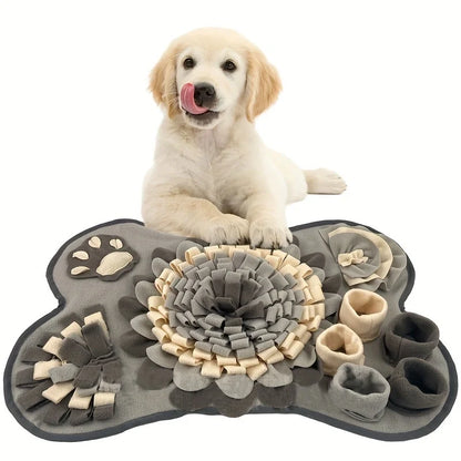 Estera para olfatear mascotas para perros, almohadilla de alimentación lenta interactiva y duradera para perros, estera de entrenamiento para habilidades de forrajeo y alimentación lenta