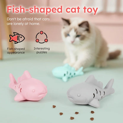 Juguete interactivo para perros y gatos, diseño duradero resistente a mordeduras, ocultar alimentos y rechinar los dientes, entretenimiento para mascotas pequeñas, 1 ud.