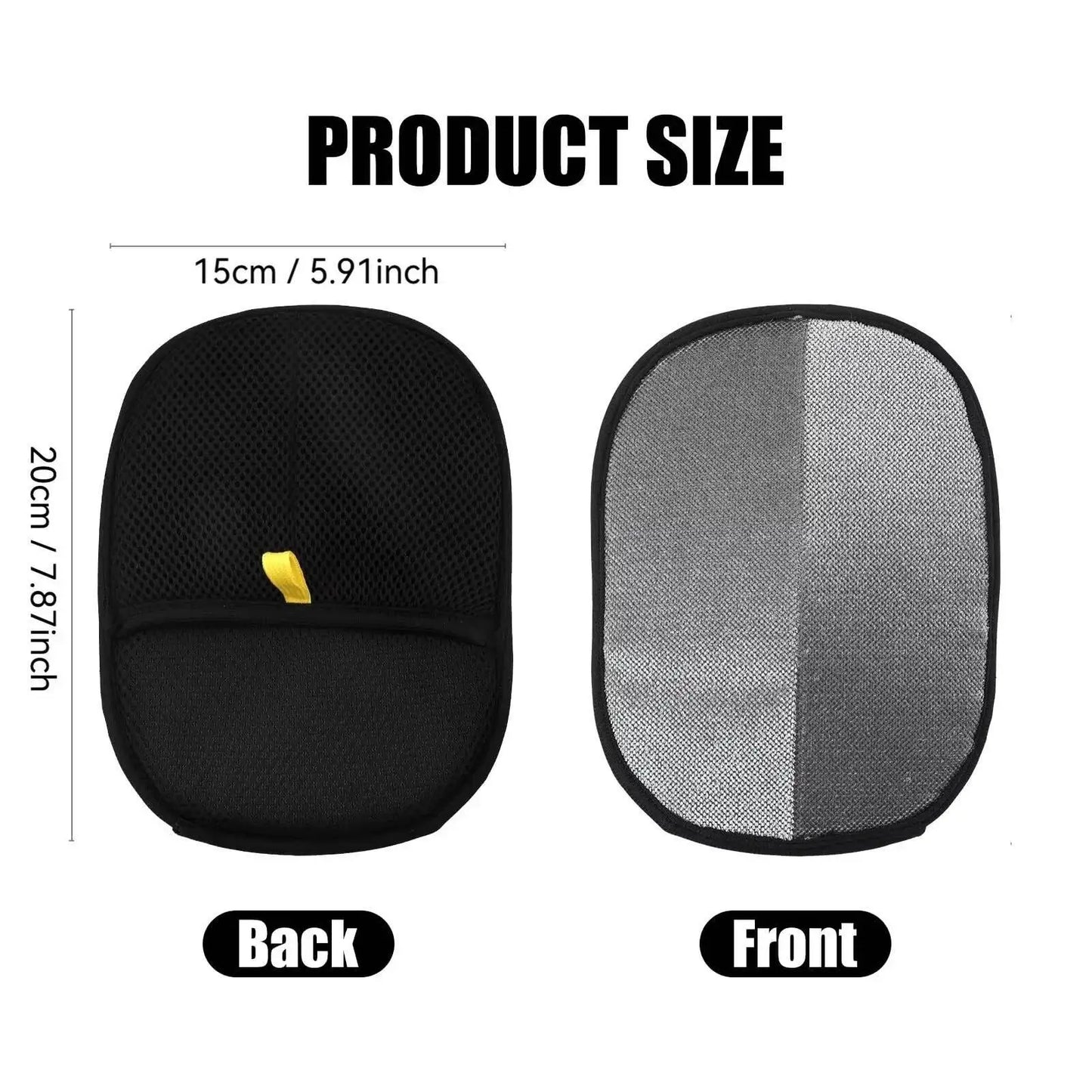 Herramienta para Eliminar Pelo de Mascotas, Guantes Reutilizables para Eliminar el Pelo Estático, Guantes de Doble Cara para el Cuidado de Mascotas, Eliminan el Pelo de Mascotas de las Alfombras