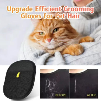 Guantes de aseo para mascotas, cepillo para eliminar el pelo de perros y gatos, guante de limpieza para gatitos, para sofá, alfombra, ropa, eliminación de pelo de mascotas, suministros para mascotas