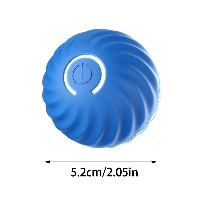 Pelota de juguete inteligente para perros, juguete interactivo electrónico para mascotas, pelota móvil USB, rebote en movimiento automático para cachorros, regalo de cumpleaños, producto para gatos