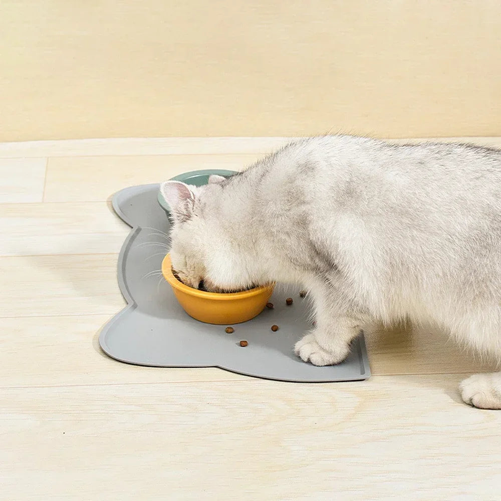 1 manteles individuales para mascotas son impermeables y antideslizantes para evitar derrames de alimentos y agua y fáciles de limpiar para perros y gatos