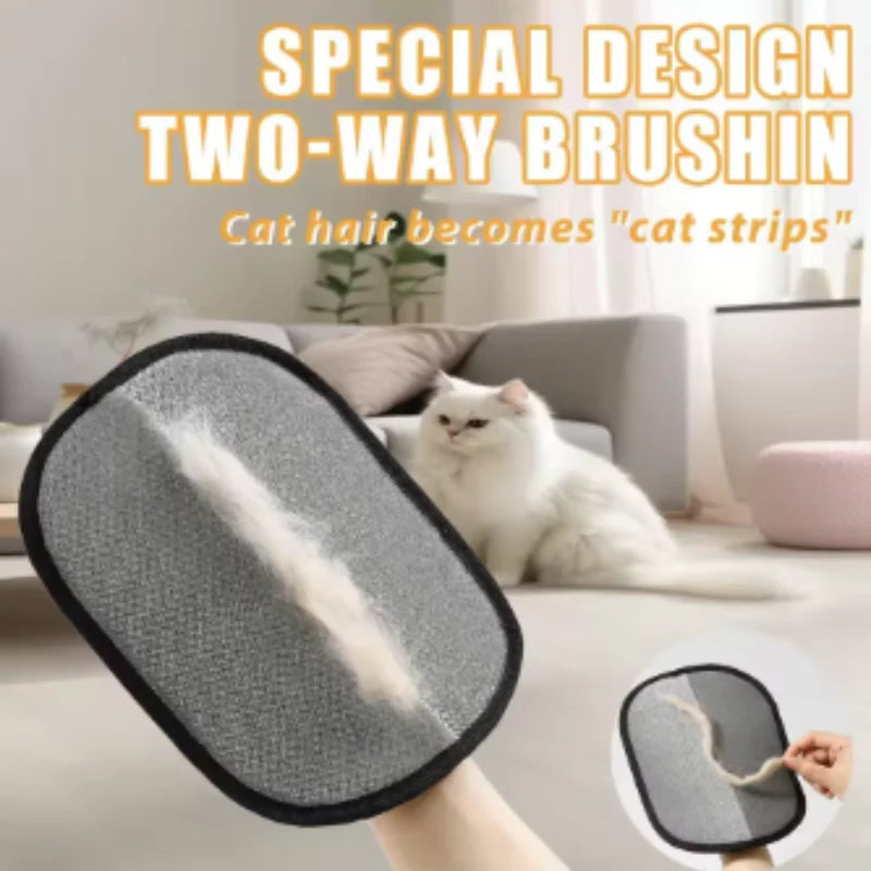 Guantes de aseo para mascotas, cepillo para eliminar el pelo de perros y gatos, guante de limpieza para gatitos, para sofá, alfombra, ropa, eliminación de pelo de mascotas, suministros para mascotas