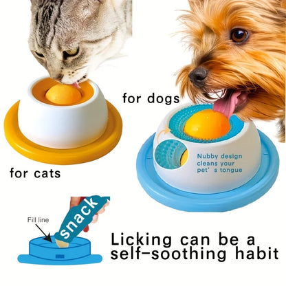 Estera para lamer mascotas, plato para lamer yogur, alimentador lento para perros y gatos, cuenco interactivo para aperitivos, promueve la salud dental, estera para lamer mascotas