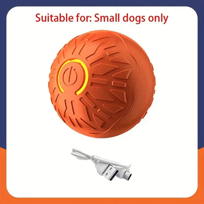 Pelota de juguete inteligente para perros, juguete interactivo electrónico para mascotas, pelota móvil USB, rebote en movimiento automático para cachorros, regalo de cumpleaños, producto para gatos