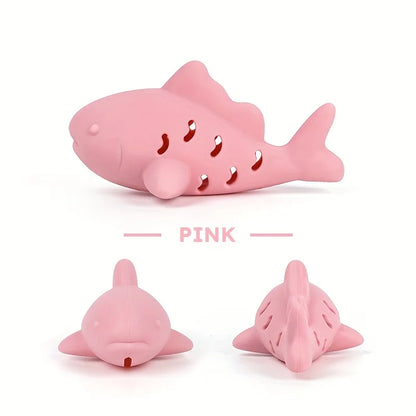 Juguete interactivo para perros y gatos, diseño duradero resistente a mordeduras, ocultar alimentos y rechinar los dientes, entretenimiento para mascotas pequeñas, 1 ud.