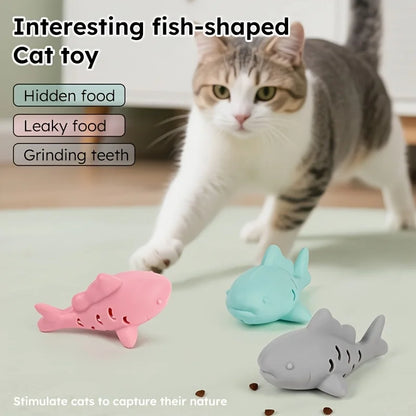 Juguete interactivo para perros y gatos, diseño duradero resistente a mordeduras, ocultar alimentos y rechinar los dientes, entretenimiento para mascotas pequeñas, 1 ud.