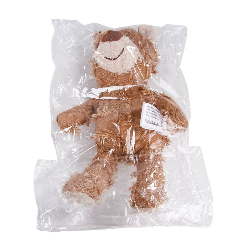 Oso de peluche para mascotas, juguete interactivo de felpa para perros, limpieza de dientes, antimordeduras, juguete Abreact, suministros para mascotas