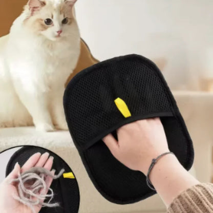 Guantes de aseo para mascotas, cepillo para eliminar el pelo de perros y gatos, guante de limpieza para gatitos, para sofá, alfombra, ropa, eliminación de pelo de mascotas, suministros para mascotas