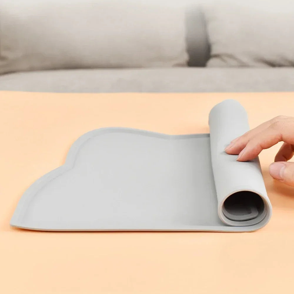 1 manteles individuales para mascotas son impermeables y antideslizantes para evitar derrames de alimentos y agua y fáciles de limpiar para perros y gatos