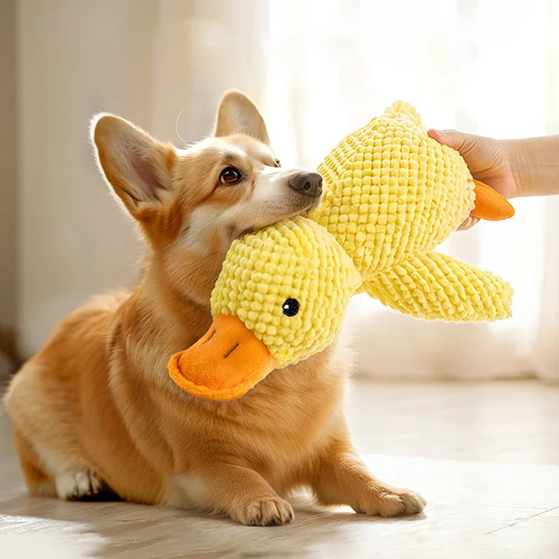 Juguetes para Perros y Gatos Mordedores Agresivos, Juguete Chirriante para Masticar, Muñeco de Peluche Interactivo para Mascotas