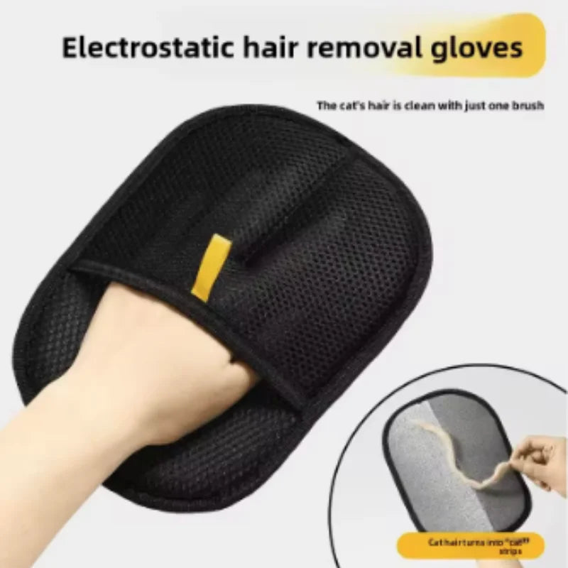 Guantes de aseo para mascotas, cepillo para eliminar el pelo de perros y gatos, guante de limpieza para gatitos, para sofá, alfombra, ropa, eliminación de pelo de mascotas, suministros para mascotas