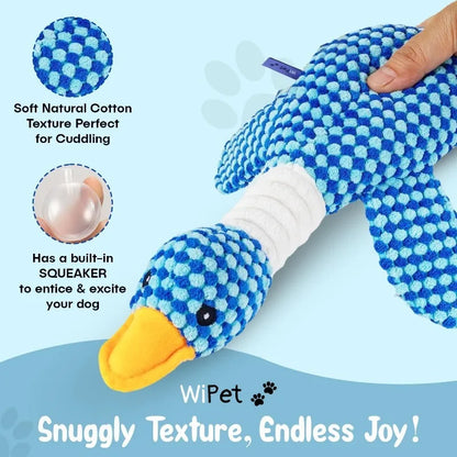 Juguetes para Perros y Gatos Mordedores Agresivos, Juguete Chirriante para Masticar, Muñeco de Peluche Interactivo para Mascotas