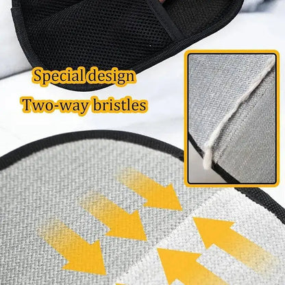 Herramienta para Eliminar Pelo de Mascotas, Guantes Reutilizables para Eliminar el Pelo Estático, Guantes de Doble Cara para el Cuidado de Mascotas, Eliminan el Pelo de Mascotas de las Alfombras