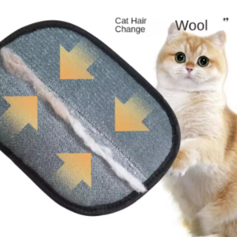 Guantes de aseo para mascotas, cepillo para eliminar el pelo de perros y gatos, guante de limpieza para gatitos, para sofá, alfombra, ropa, eliminación de pelo de mascotas, suministros para mascotas