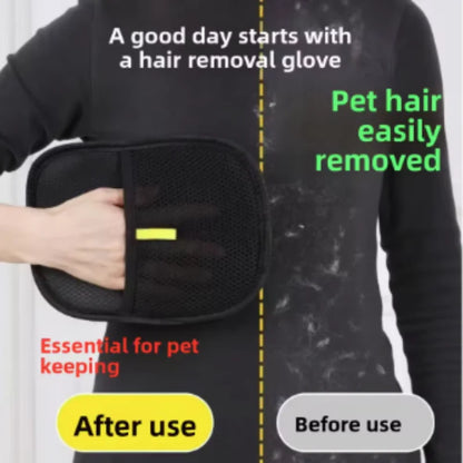 Guantes de aseo para mascotas, cepillo para eliminar el pelo de perros y gatos, guante de limpieza para gatitos, para sofá, alfombra, ropa, eliminación de pelo de mascotas, suministros para mascotas