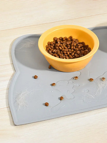 1 manteles individuales para mascotas son impermeables y antideslizantes para evitar derrames de alimentos y agua y fáciles de limpiar para perros y gatos