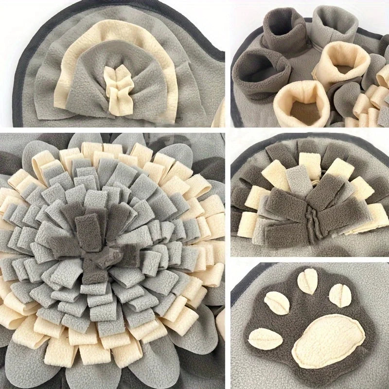 Estera para olfatear mascotas para perros, almohadilla de alimentación lenta interactiva y duradera para perros, estera de entrenamiento para habilidades de forrajeo y alimentación lenta