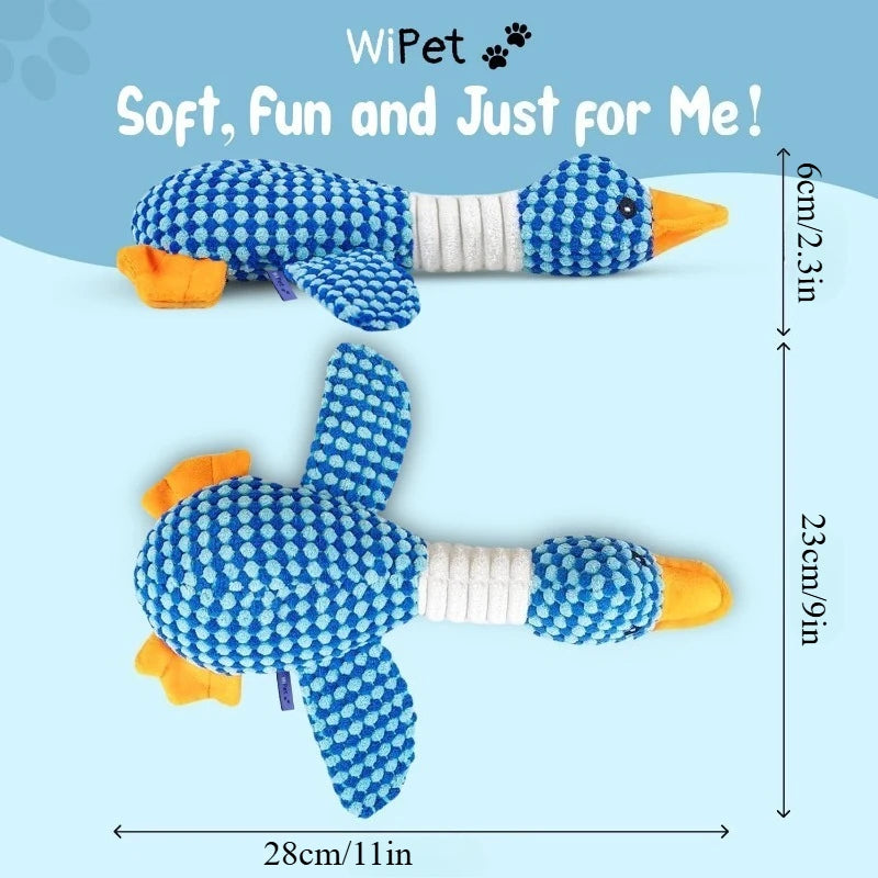 Juguetes para Perros y Gatos Mordedores Agresivos, Juguete Chirriante para Masticar, Muñeco de Peluche Interactivo para Mascotas