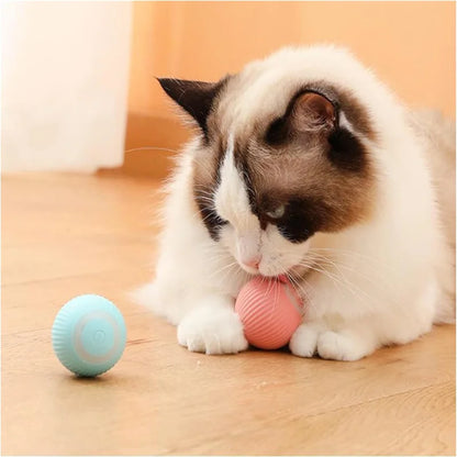 Pelota de juguete inteligente para perros, juguete interactivo electrónico para mascotas, pelota móvil USB, rebote en movimiento automático para cachorros, regalo de cumpleaños, producto para gatos