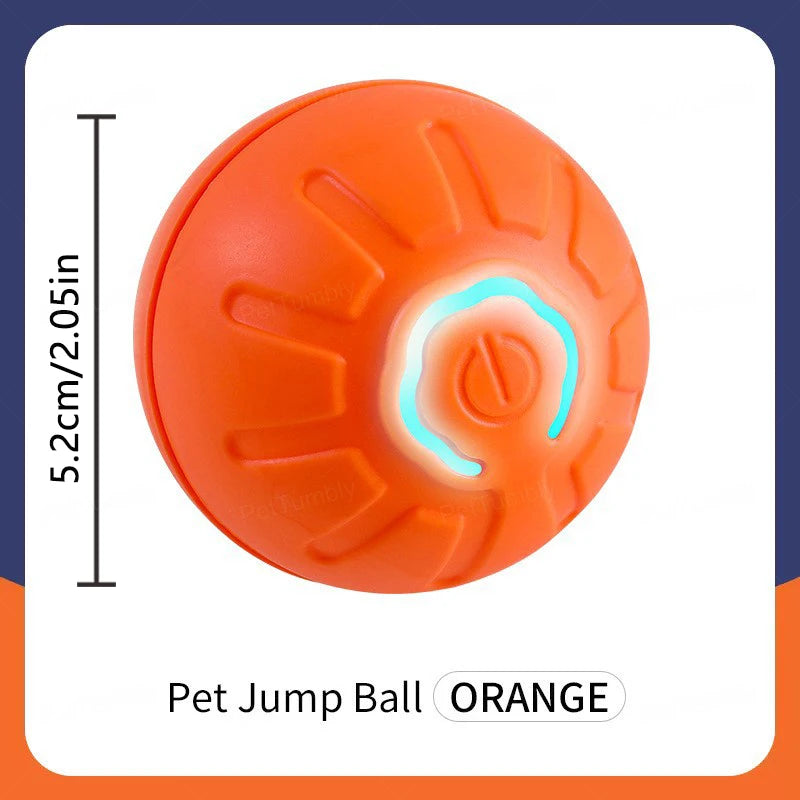 Pelota de juguete inteligente para perros, juguete interactivo electrónico para mascotas, pelota móvil USB, rebote en movimiento automático para cachorros, regalo de cumpleaños, producto para gatos