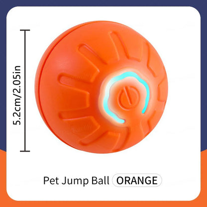 Pelota de juguete inteligente para perros, juguete interactivo electrónico para mascotas, pelota móvil USB, rebote en movimiento automático para cachorros, regalo de cumpleaños, producto para gatos