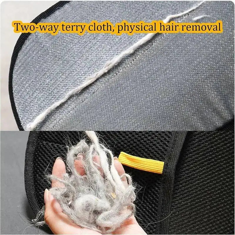 Herramienta para Eliminar Pelo de Mascotas, Guantes Reutilizables para Eliminar el Pelo Estático, Guantes de Doble Cara para el Cuidado de Mascotas, Eliminan el Pelo de Mascotas de las Alfombras