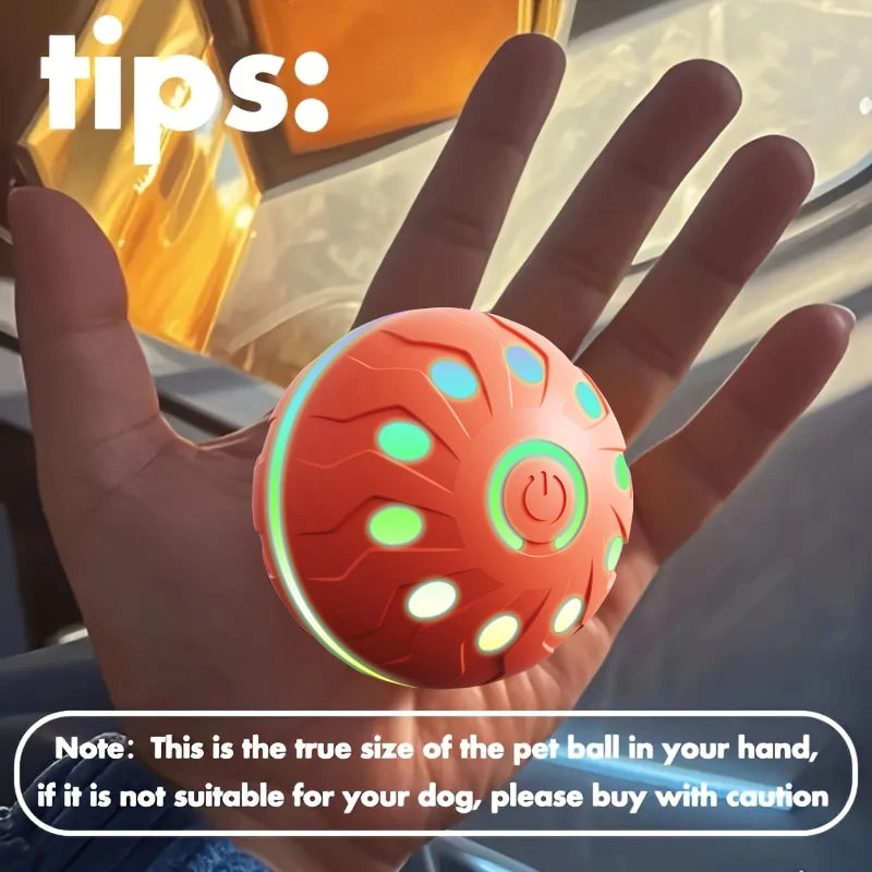 Pelota de juguete para mascotas, pelota eléctrica para perros, juguete interactivo para perros recargable por USB, buen compañero para perros