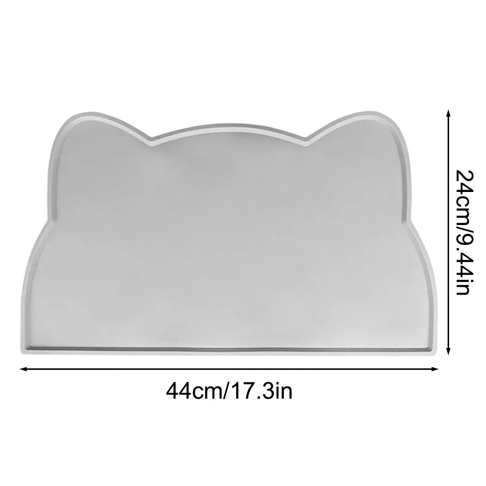 1 manteles individuales para mascotas son impermeables y antideslizantes para evitar derrames de alimentos y agua y fáciles de limpiar para perros y gatos