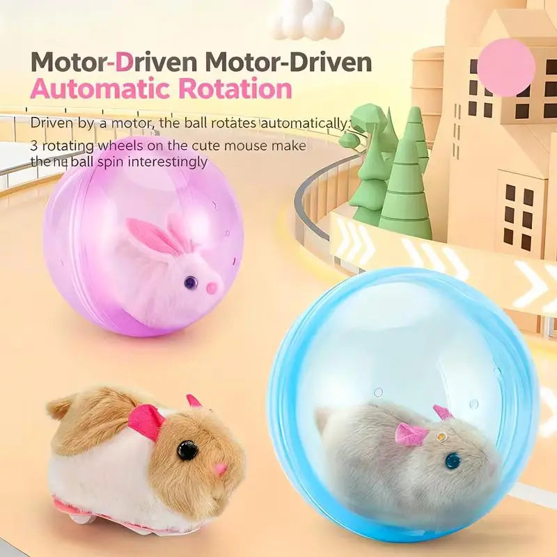 Smart Cat Toy - USB Rechargeable Auto-Rolling Ball for Hands-Free Indoor Play