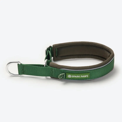 Spark Paws Martingale Dog Collar – Cushioned Slip-On Training Collar for Medium and Large Dogs, Heavy Duty and Safety-Tested No-Buckle Design