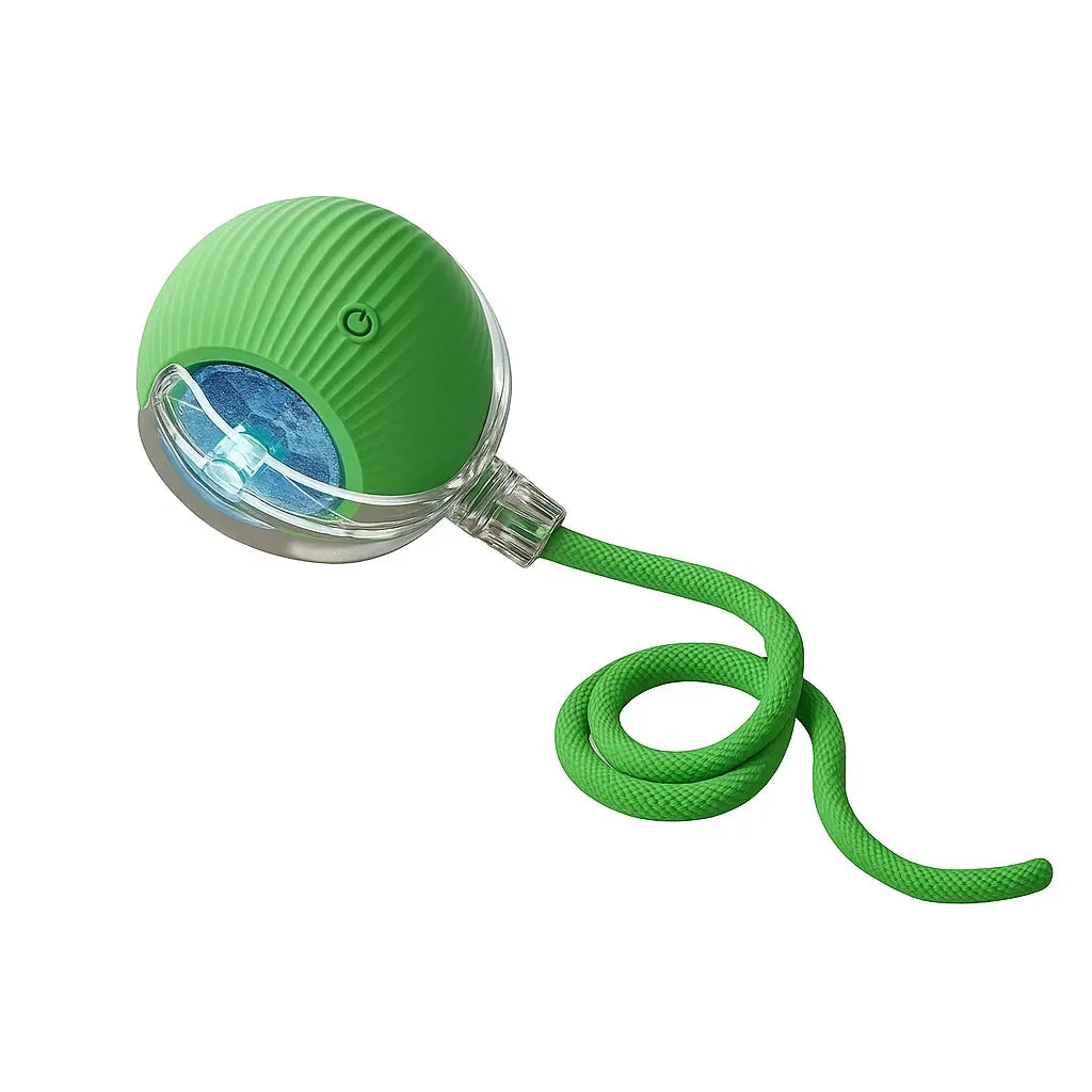 Mizusu Interactive Teaser Toy for Cats and Dogs with Two Additional Tails, Rolling Ball Toy for Kittens, Pet Supplies, Dog and Cat Accessories